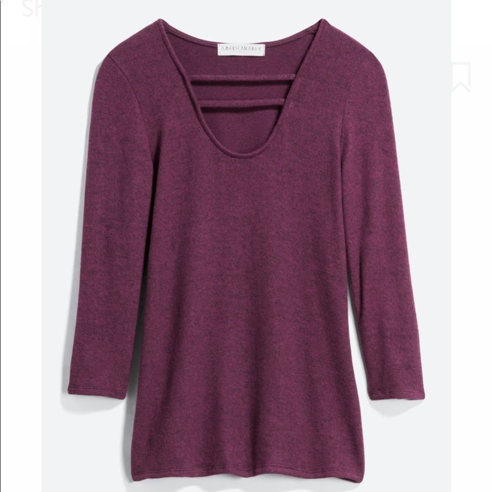 AMERICAN ABLE
Sheeran Bar Detail Hacci‎ Knit Top